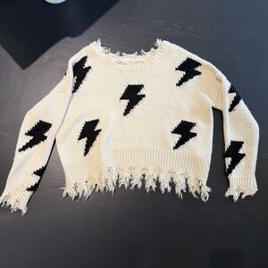 Rock n Rags Lighting bolt sweater